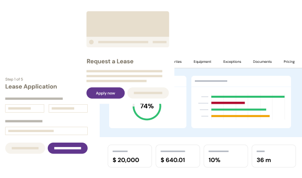 symphonix lease origination mockup